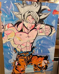 Large Goku UI painting unique art