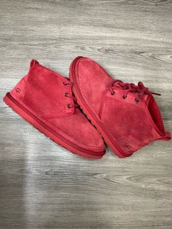 Uggs Suede “Red” Boots Size 8 In Men