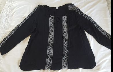 Long sleeve blouse