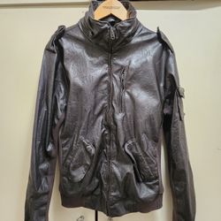 Zara Mens Leather Style Jacket