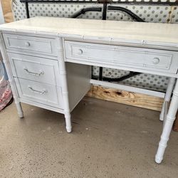 Solid Wood White Desk