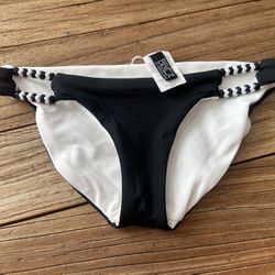 New Becca Swim Reversible Bikini Bottoms XS 