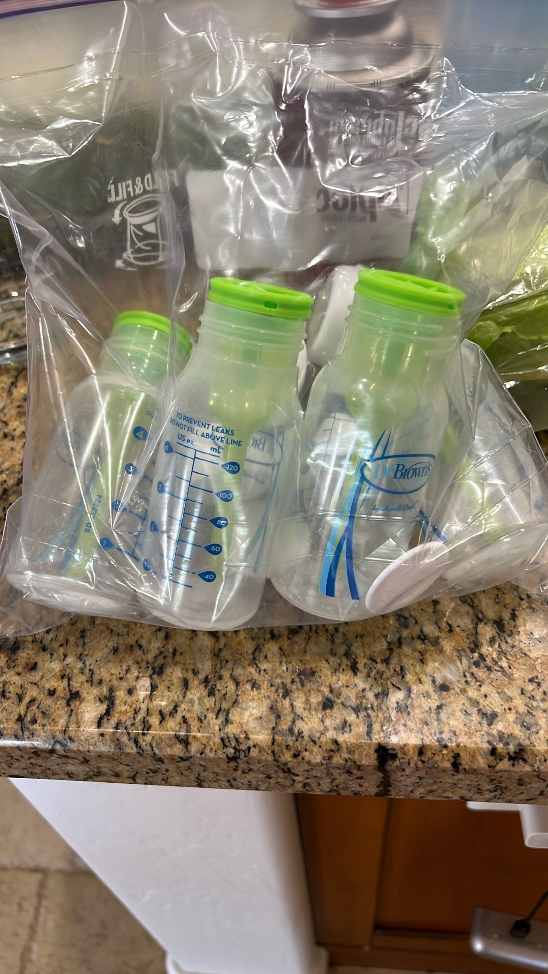 Dr brown 4 Oz Plastic Bottles - Free