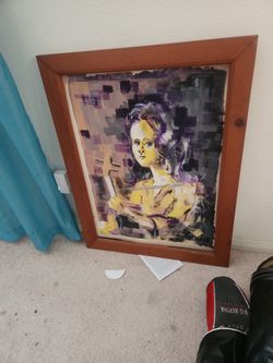 Vintage Original Painting Signed REED