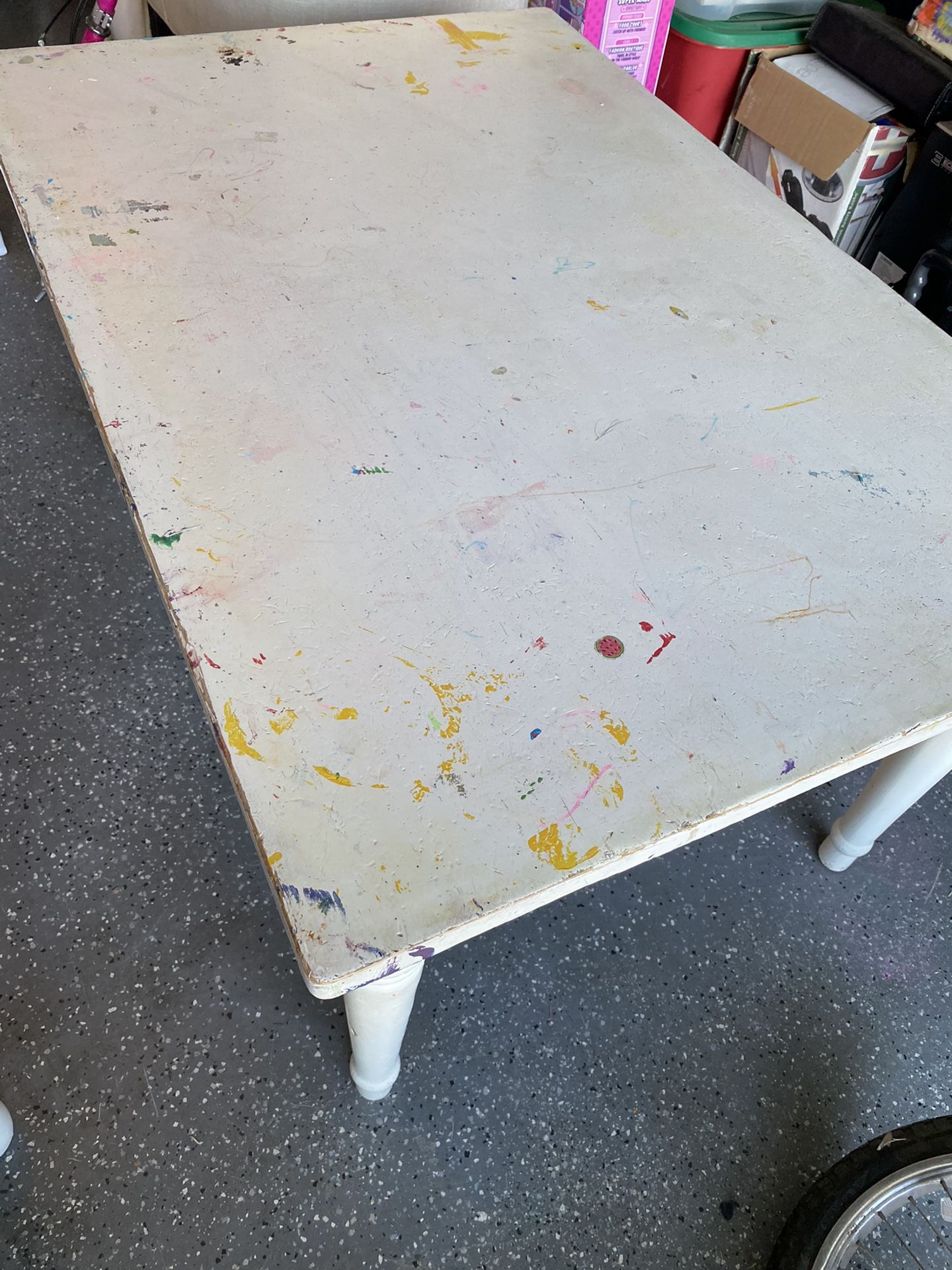 White Pottery Barn Desk - Table