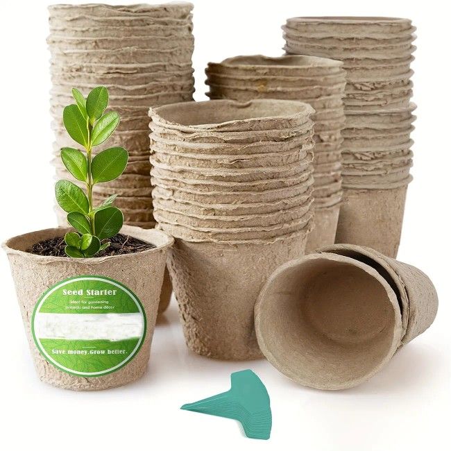 🌱 **2.36 Inch Peat Pots Plant Starters For Seedling** 🌱