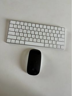 Apple mouse and keyboard