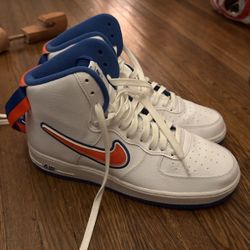 Nike Air Force 1 High Sport NBA White Team Orange Game Royal