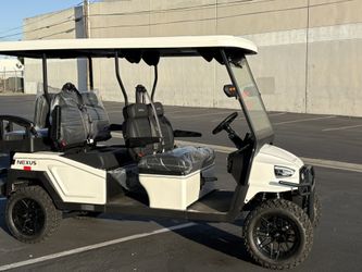 72-VOLT LITHIUM! Lifted 6-Seater Golf Cart Luxury Model