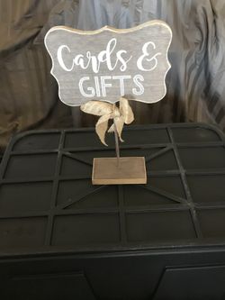 Cards And Gifts Table Sign
