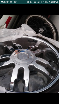 Gitano 20 rims and tires