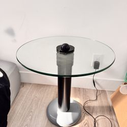 Memphis Glass Side Table