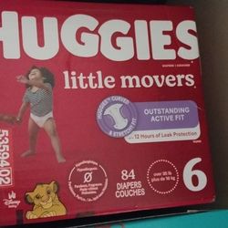 HUGGIES AND PAMPERS SIZE 6 $38 EACH 