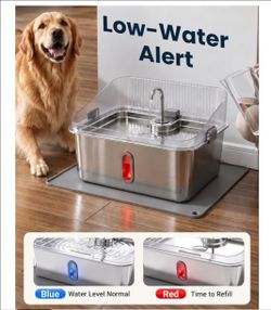 Fuente de agua para perros