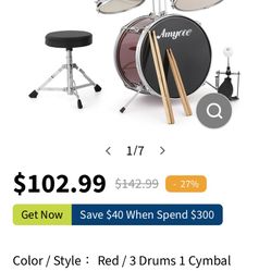 Brand New Easter Drum Set EDS -180 