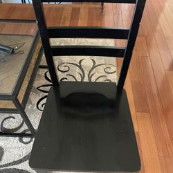 Wood Chair For a Desk .