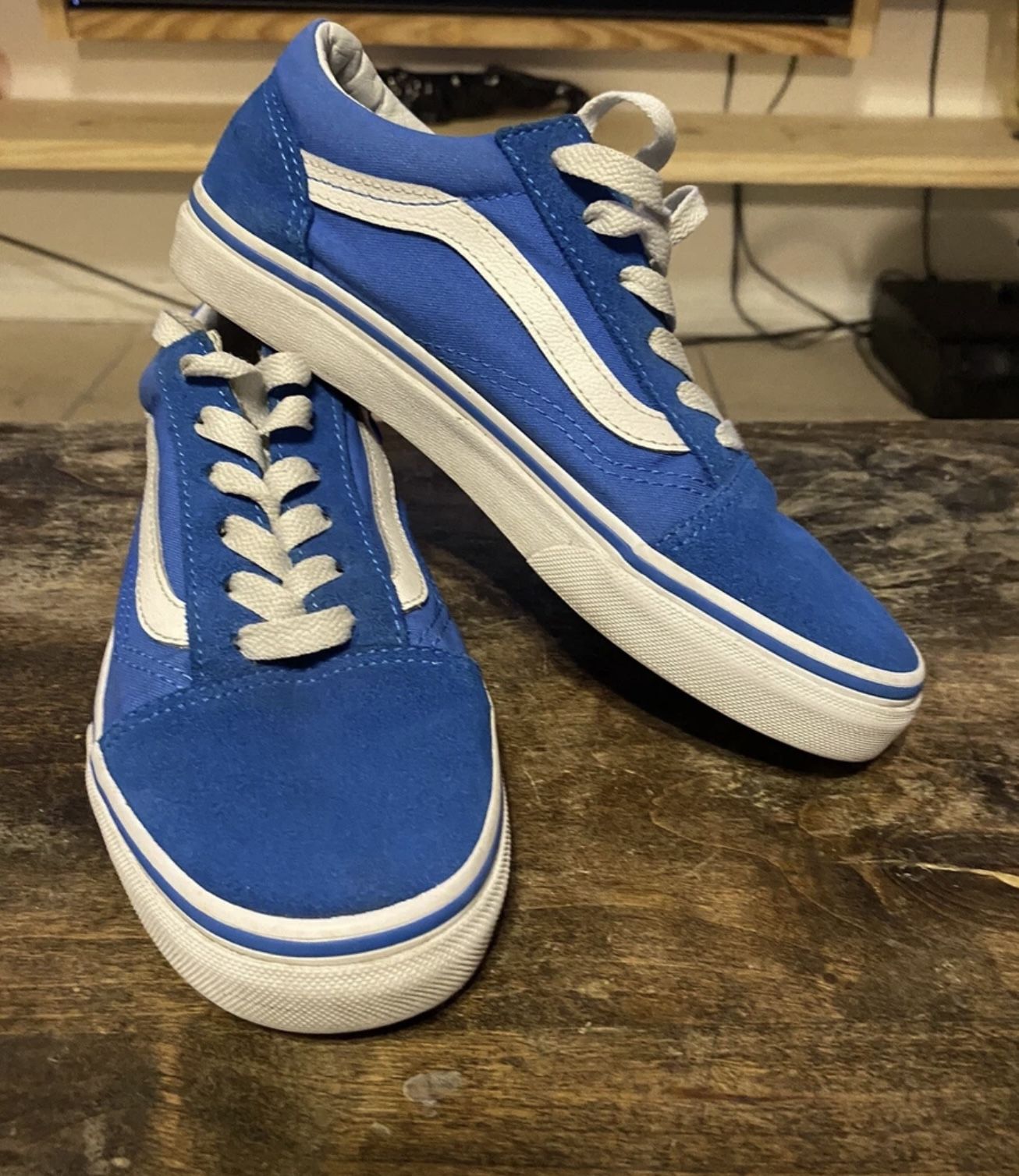 Woman’s Blue Vans