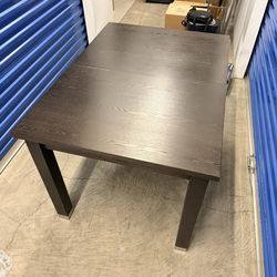 West Elm Expandable Dining/Dinner Table + 2 Chairs – Solid Wood - Moving Sale