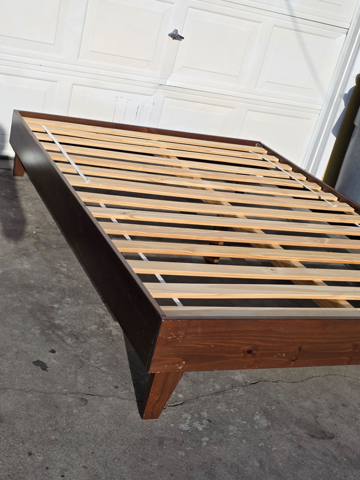 Queen size bed frame $80