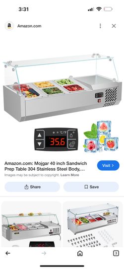 Refrigerator Salad Showcase 