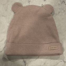 Pink Hat With Ears - 6-12 Months