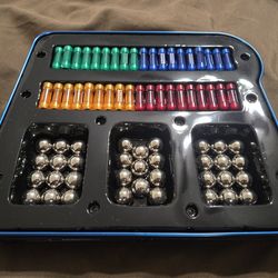 Magnetix multicolor 75 piece magnetic construction building set