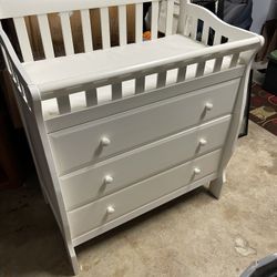 White Baby Changing Table