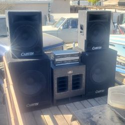 Complete Carvin Speaker Setup