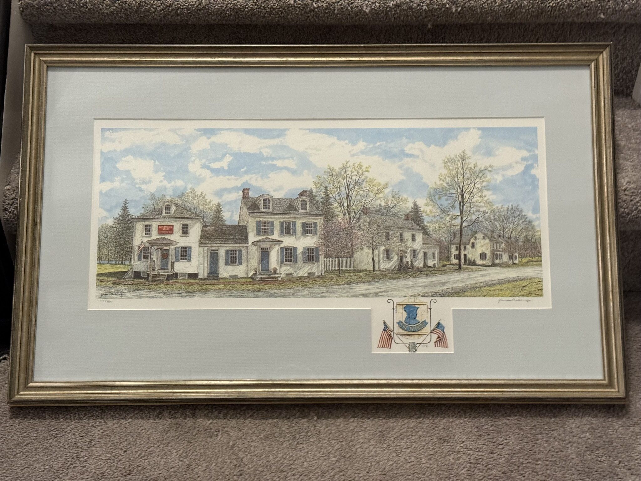 Taylorsville - James Redding Framed Numbered Lithograph