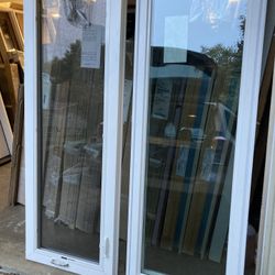 New windows , casement , vinyl , 26 by 71
