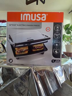 IMUSA 12x10 Electric Panini Press