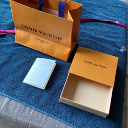 Small Louis Vuitton Box And Retail Bag