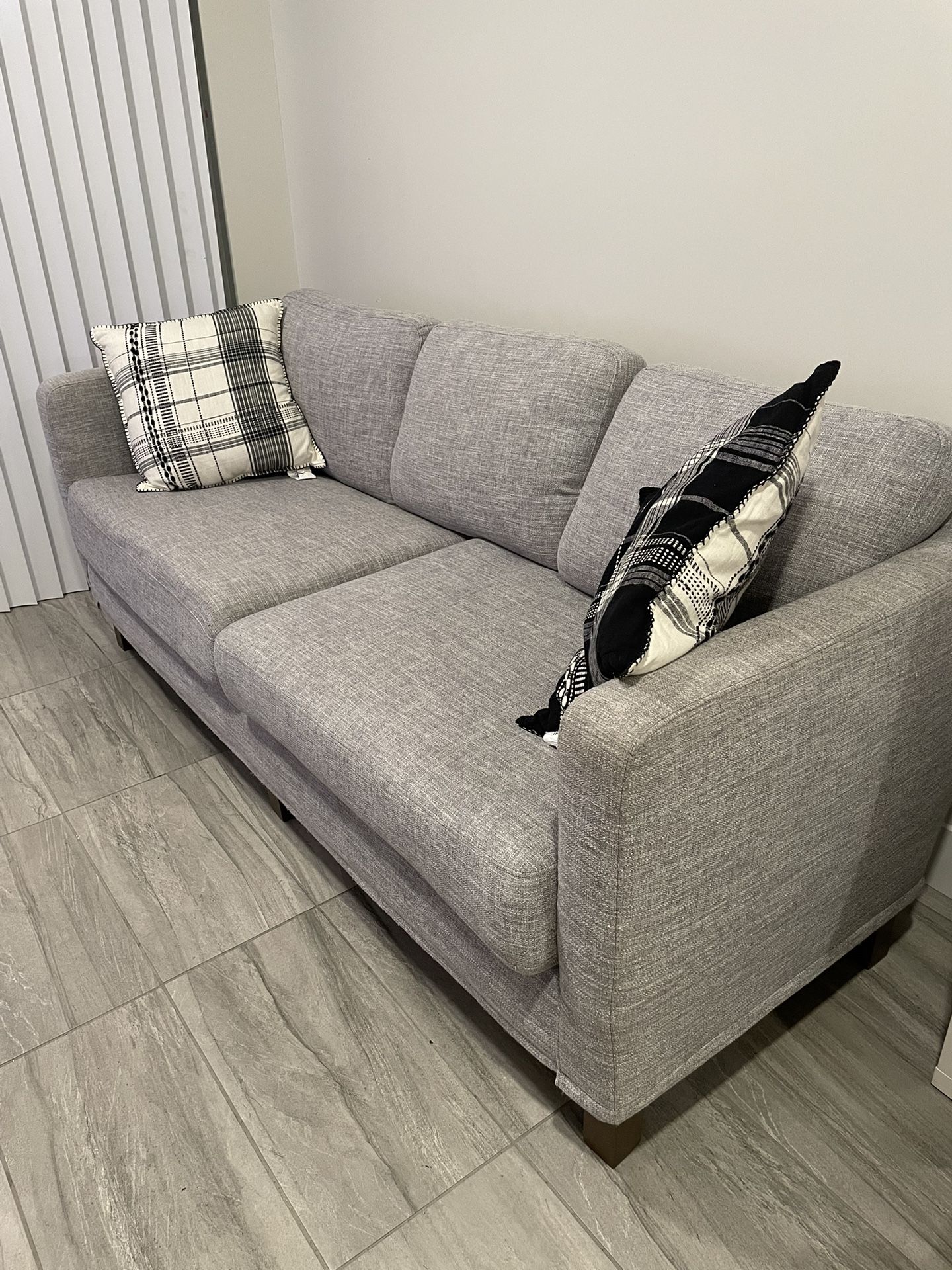 Excellent condition super Comfortable GAP grey couch sofa