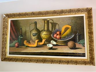 3. Newton Costa Original Still Life Oil Painting