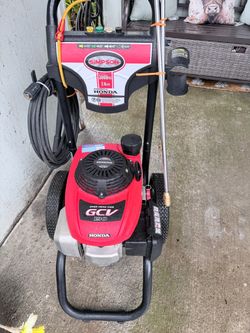 Simpson 3000 PSI Gas Pressure Washer Honda GCV190