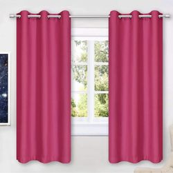 Hot Pink Curtains