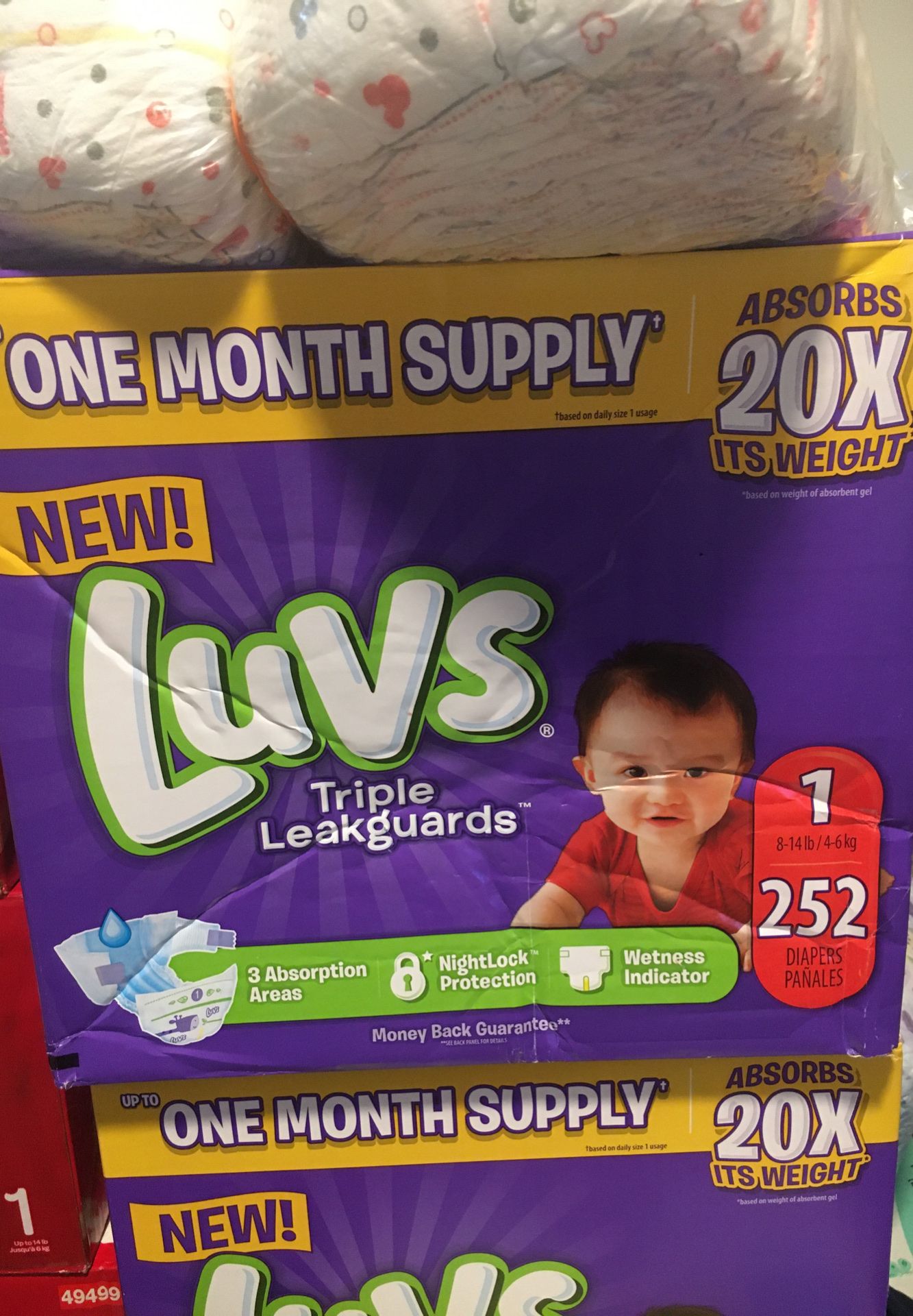 Luvs pampers size 1