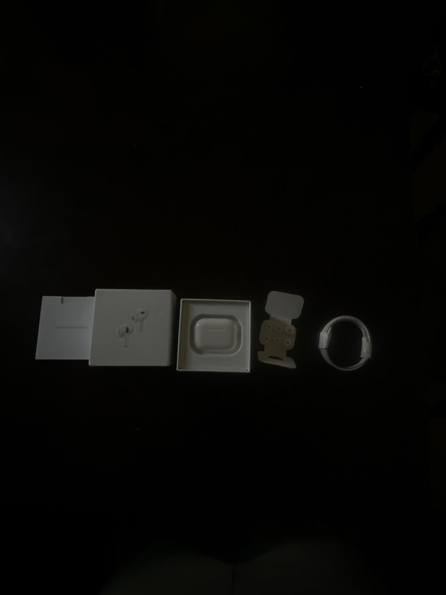 Airpod pro 2 with active noise cancellation and charging case