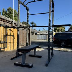Power Cage Benchpress Olympic Squat Rack