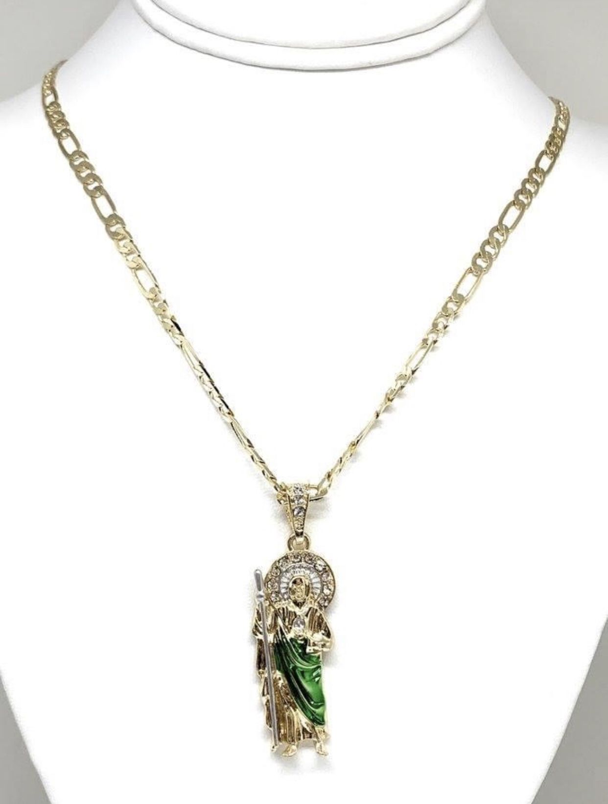 San Judas Pendant and 26” Chain