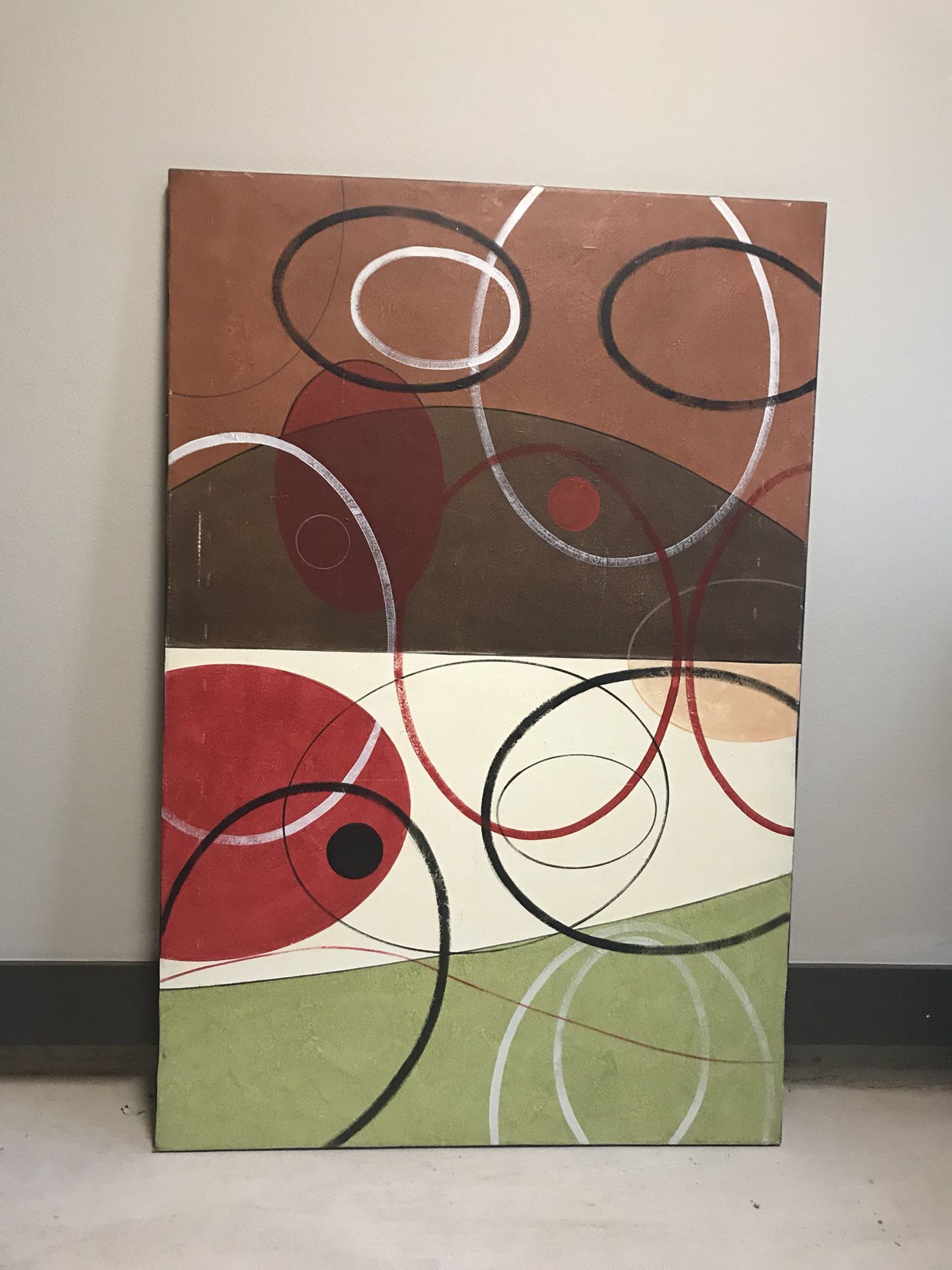 Large abstract canvas
