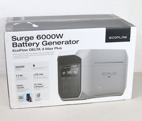 Ecoflow Delta 3 Max Plus Portable Battery Power Station