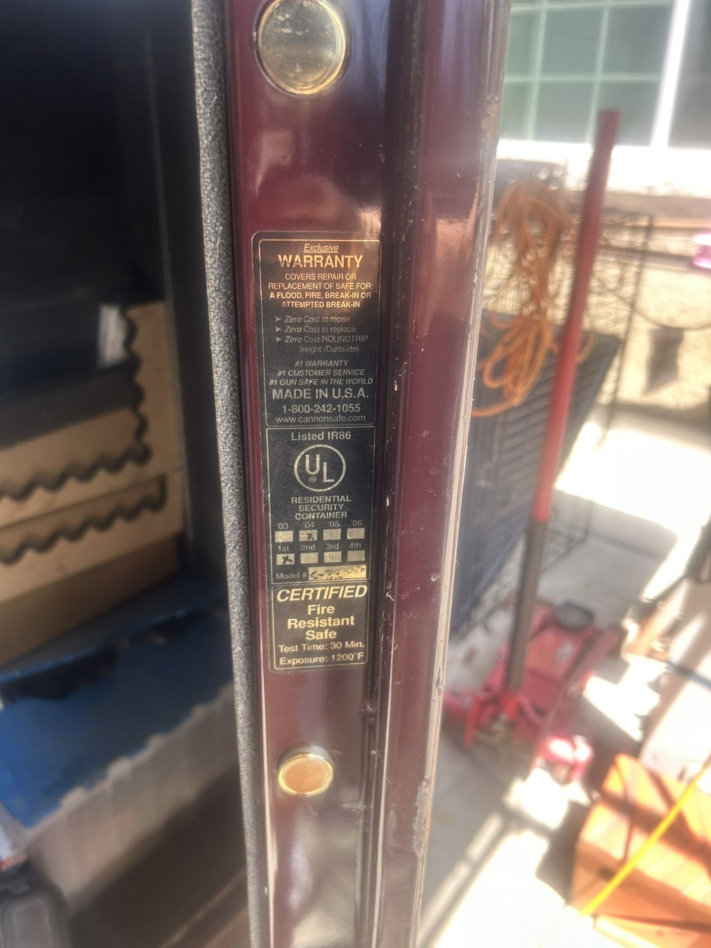 Cannon Safe For Sale 