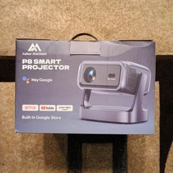 4K Smart Projector 1800 ANSI WiFi 6 BT 1080P Outdoor Home Theater
