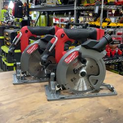 Milwaukee FUEL M18 18V Lithium-Ion Cordless 6-1/2 in. Circular Saw (Tool-Only) ($150 EACH)