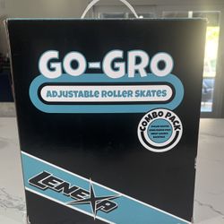 Lenexa Go GRO Adjustable Quad Roller Skate Bundle