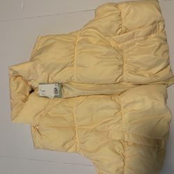 H&M Divided Puffer Vest - Size XXL - Yellow