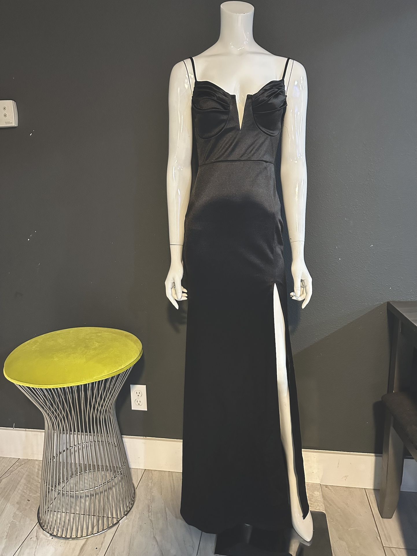 Black Silk Dress
