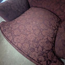 Floral Wingback Chair