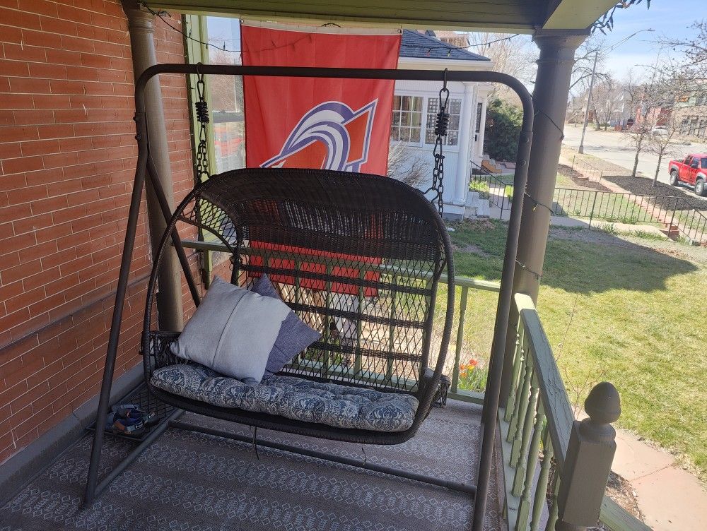 PIER 1 Swingasan 2-Person Outdoor Patio Swing